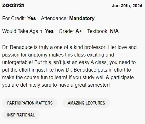 Human Anatomy Course